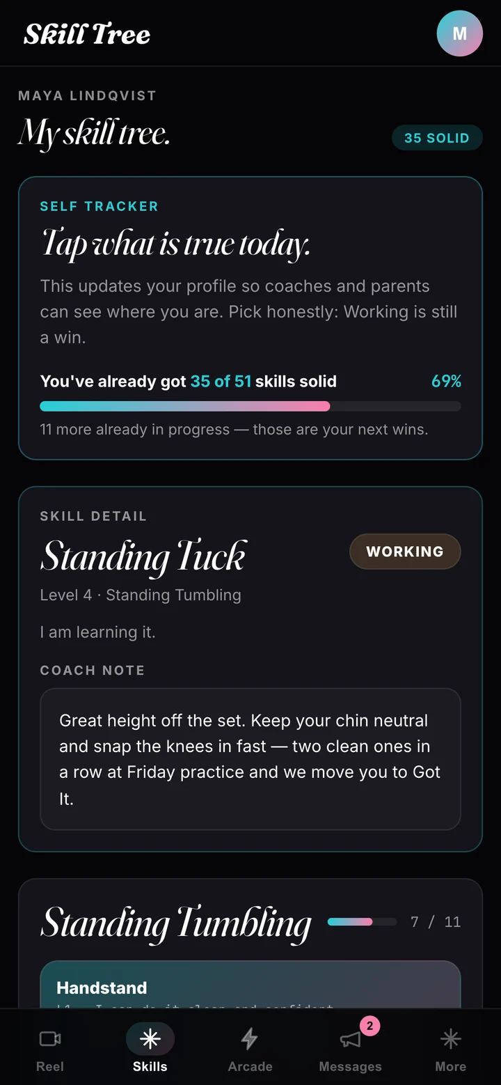Hit Zero on a phone with demonstration data.